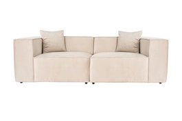 Atelier Del Sofa Sofá Lora 2 Seater Crema 220x108x65 cm